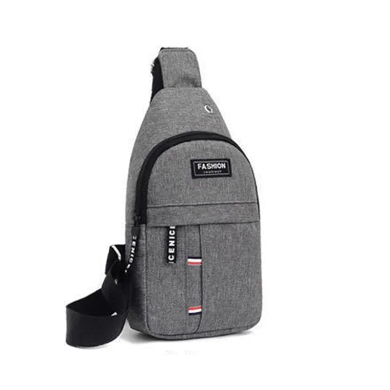 Runde Herren-Schultertasche