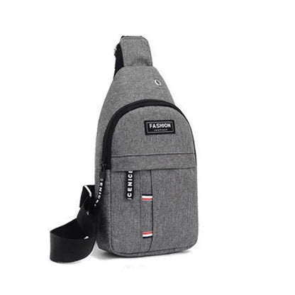 Runde Herren-Schultertasche