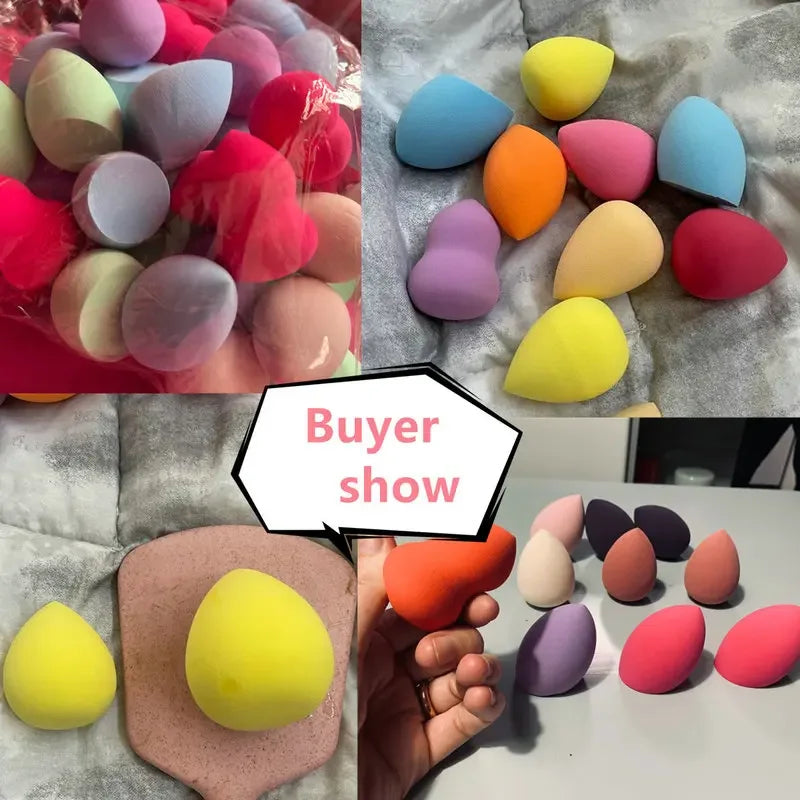 100/50/20/10 Stück Make-up-Schwamm – Weiche Air-Cushion Cosmetics Blender Puffs, Eierförmige Schwämme, Superweiche Make-up-Tools (Großhandel)