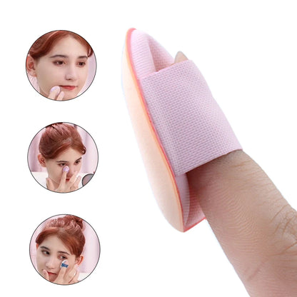 5/10 Stück Mini-Finger-Pads – kleine Air-Cushion-Puder-Schwämme für Foundation, Concealer, BB Cream, Kosmetik-Applikatoren, Make-up-Tools