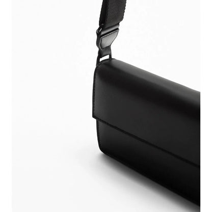 Herren-Schultertasche – Lässige Herren-Crossbody-Tasche, Vielseitige Flip-Cover-Postbotentasche, Kleine quadratische Crossbody-Tasche für Männer