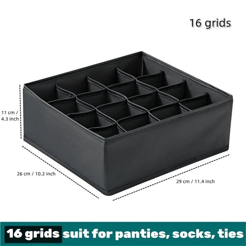 Schubladen-Organizer für Unterwäsche – Waschbare Aufbewahrungsbox für BHs, Socken & Leggings