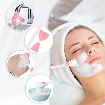 8-teiliges Gesichtsreinigungsset – Für alle Hauttypen – Kompakt und ideal für Beauty-Liebhaber und Anfänger