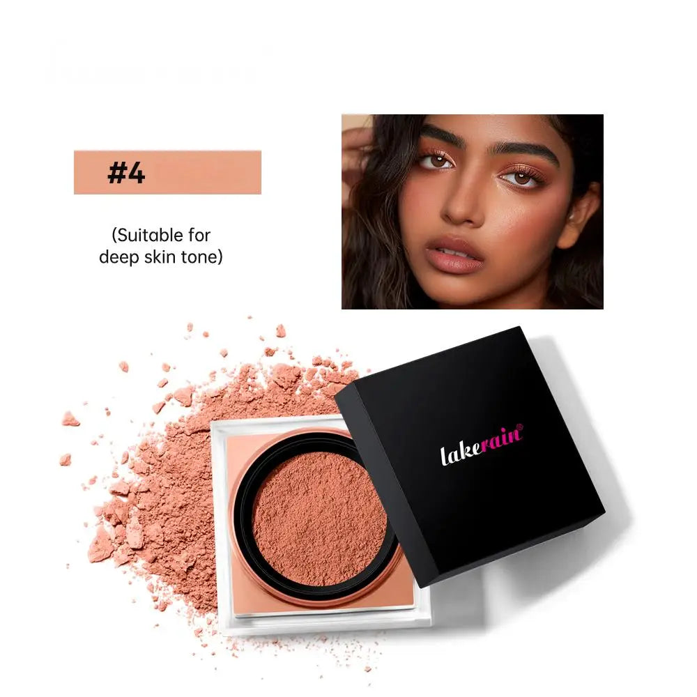 Square Box Setting Powder – Natürlicher Concealer, Langanhaltend, Fixiert Make-up, Nude-Finish Puder