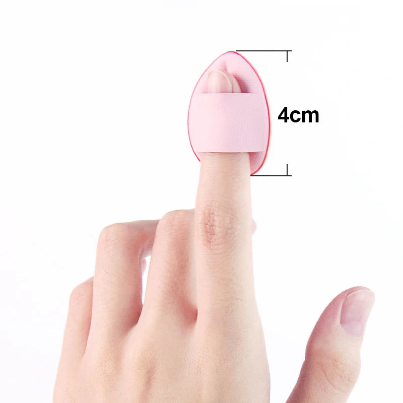 5/10 Stück Mini-Finger-Pads – kleine Air-Cushion-Puder-Schwämme für Foundation, Concealer, BB Cream, Kosmetik-Applikatoren, Make-up-Tools