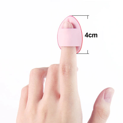 5/10 Stück Mini-Finger-Pads – kleine Air-Cushion-Puder-Schwämme für Foundation, Concealer, BB Cream, Kosmetik-Applikatoren, Make-up-Tools