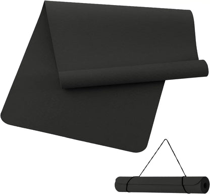 Yoga-Matte 80/100 cm – Rutschfeste TPE-Matte für Pilates, Yoga, Fitness und Training