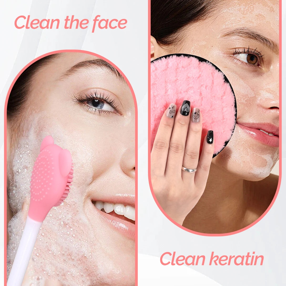 8-teiliges Gesichtsreinigungsset – Für alle Hauttypen – Kompakt und ideal für Beauty-Liebhaber und Anfänger