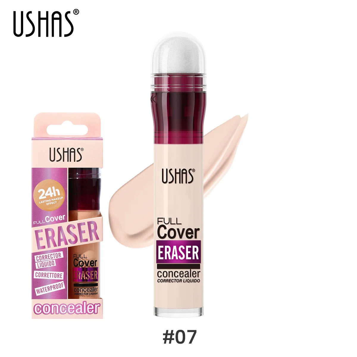 Gesichts-Concealer-Schwammkopf für flüssige Foundation & BB Cream – langanhaltend, wasserfest, ölregulierend und aufhellend