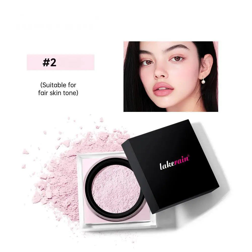 Square Box Setting Powder – Natürlicher Concealer, Langanhaltend, Fixiert Make-up, Nude-Finish Puder