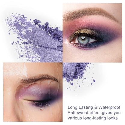 Lidschattenpalette – 9 Farben, Matt & Schimmer, Hochpigmentiert, Cremige Textur, Natürliche Bronze- & Neutral-Töne