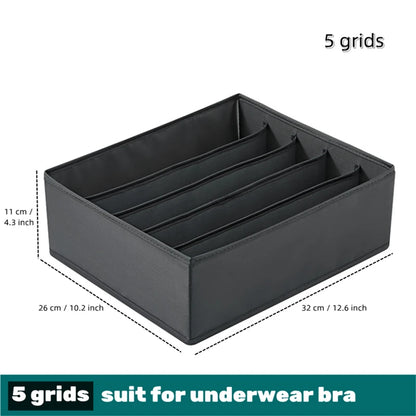 Schubladen-Organizer für Unterwäsche – Waschbare Aufbewahrungsbox für BHs, Socken & Leggings