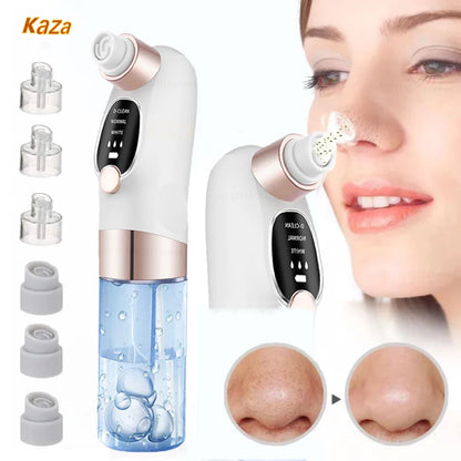 Mitesser-Entferner Pore Vacuum – Elektrischer Gesichtreiniger für Pickel, Akne & Mitesser – USB Wiederaufladbar, Wasserzyklus, Schwarze-Punkte-Entfernung