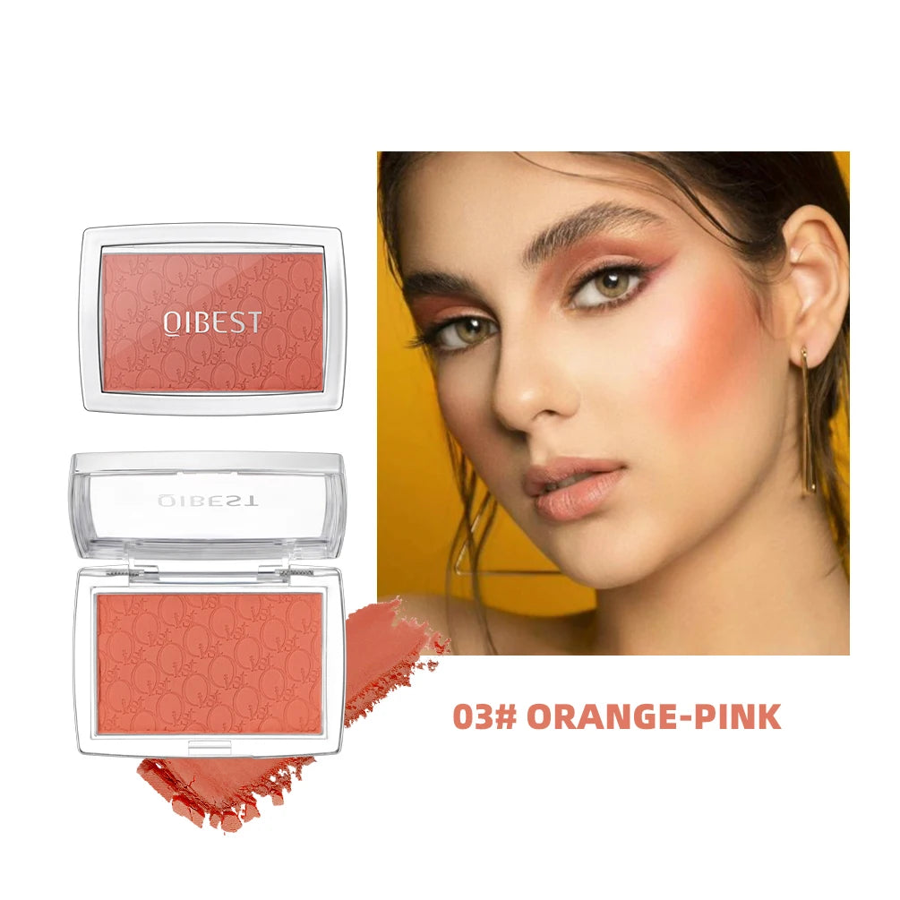 3D Relief Puder-Rouge – Pfirsich, Pink & Koralle · Gepresstes Blush für frische Wangen · Kontur & Aufhellender Effekt · Professionelles Gesichtsmake-up