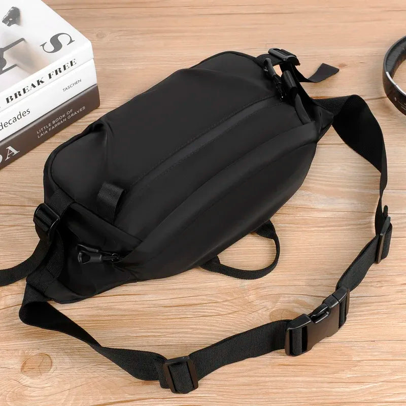 Multifunktionale Herren-Brusttasche – Trendige Street-Umhängetasche mit großem Stauraum