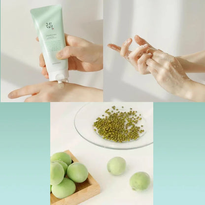 Fresh Green Plum Gesichtsreiniger – Reinigt die Haut gründlich, Frisches Grüner-Pflaumen-Gel für klare und reine Haut