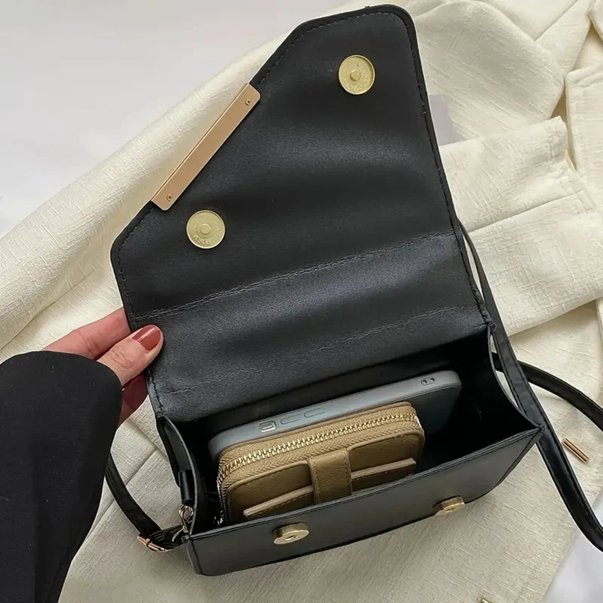 Damen Schultertasche aus PU