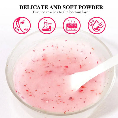 Professionelle Rosen-Hydro-Jelly-Maske – glättende, hydratisierende & nährende Peel-Off Gelmaske für das Gesicht