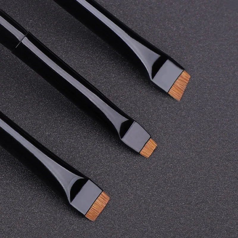 1/2/3 Stück Professioneller Augen-Make-up-Pinsel  Flacher Eyeliner-Pinsel | Augenbrauenpinsel | Lippen-Make-up-Pinsel | Augen-Patch-Make-up-Werkzeug