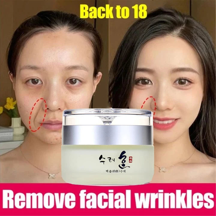 50g Kollagen Anti-Falten Straffende Gesichtscreme – Tiefe Feuchtigkeit, Reduziert feine Linien, Lifting, Anti-Aging & Aufhellung – Koreanische Gesichtspflege