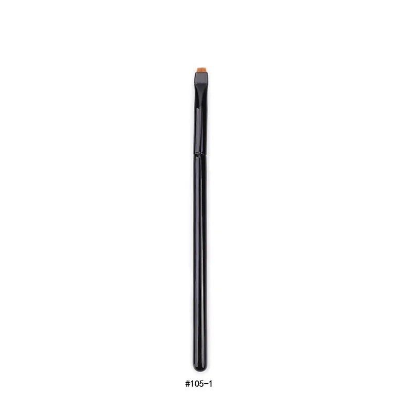 1/2/3 Stück Professioneller Augen-Make-up-Pinsel  Flacher Eyeliner-Pinsel | Augenbrauenpinsel | Lippen-Make-up-Pinsel | Augen-Patch-Make-up-Werkzeug
