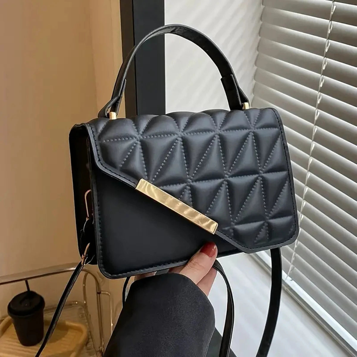 Damen Schultertasche aus PU