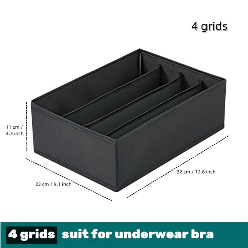 Schubladen-Organizer für Unterwäsche – Waschbare Aufbewahrungsbox für BHs, Socken & Leggings