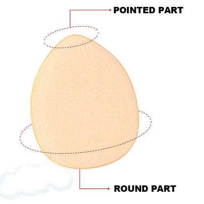 5/10 Stück Mini-Finger-Pads – kleine Air-Cushion-Puder-Schwämme für Foundation, Concealer, BB Cream, Kosmetik-Applikatoren, Make-up-Tools