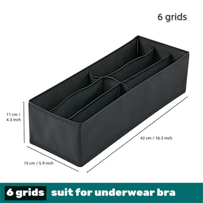 Schubladen-Organizer für Unterwäsche – Waschbare Aufbewahrungsbox für BHs, Socken & Leggings