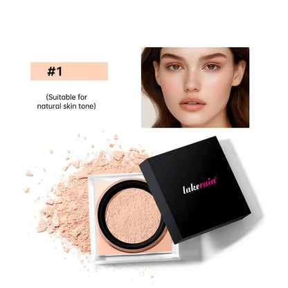 Square Box Setting Powder – Natürlicher Concealer, Langanhaltend, Fixiert Make-up, Nude-Finish Puder