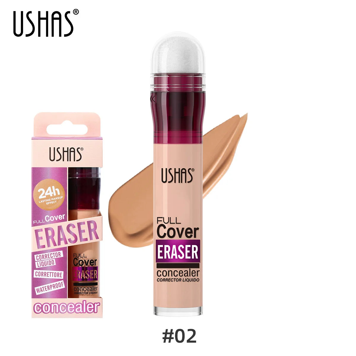 Gesichts-Concealer-Schwammkopf für flüssige Foundation & BB Cream – langanhaltend, wasserfest, ölregulierend und aufhellend