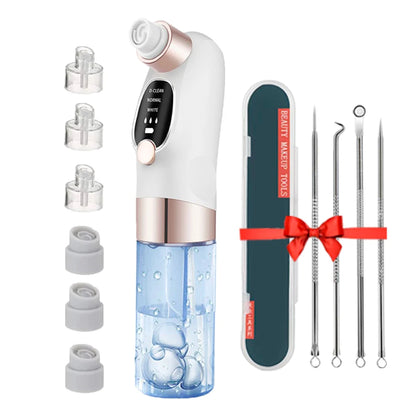 Mitesser-Entferner Pore Vacuum – Elektrischer Gesichtreiniger für Pickel, Akne & Mitesser – USB Wiederaufladbar, Wasserzyklus, Schwarze-Punkte-Entfernung