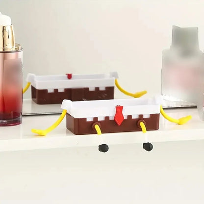 Wandmontierter Abtropfkorb für Spüle – Küchen-Organizer für Spülbürsten & Schwämme