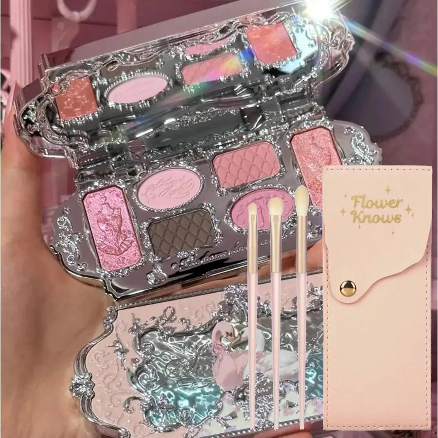 Lidschattenpalette – 6 Farben | Matt, Schimmer & Glitzer | Hochpigmentierte Eye Shadow Palette für Strahlende Augen-Looks