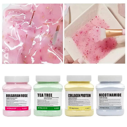 Professionelle Rosen-Hydro-Jelly-Maske – glättende, hydratisierende & nährende Peel-Off Gelmaske für das Gesicht