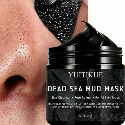 Totes-Meer-Schlamm-Gesichtsmaske – mineralreiche Feuchtigkeitsmaske für alle Hauttypen, reinigend und aufhellend