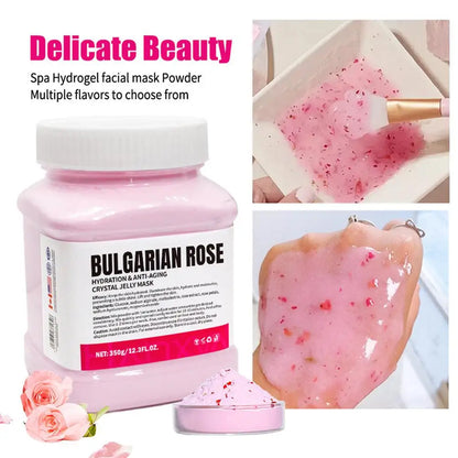 Professionelle Rosen-Hydro-Jelly-Maske – glättende, hydratisierende & nährende Peel-Off Gelmaske für das Gesicht