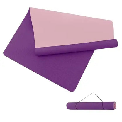 Yoga-Matte 80/100 cm – Rutschfeste TPE-Matte für Pilates, Yoga, Fitness und Training