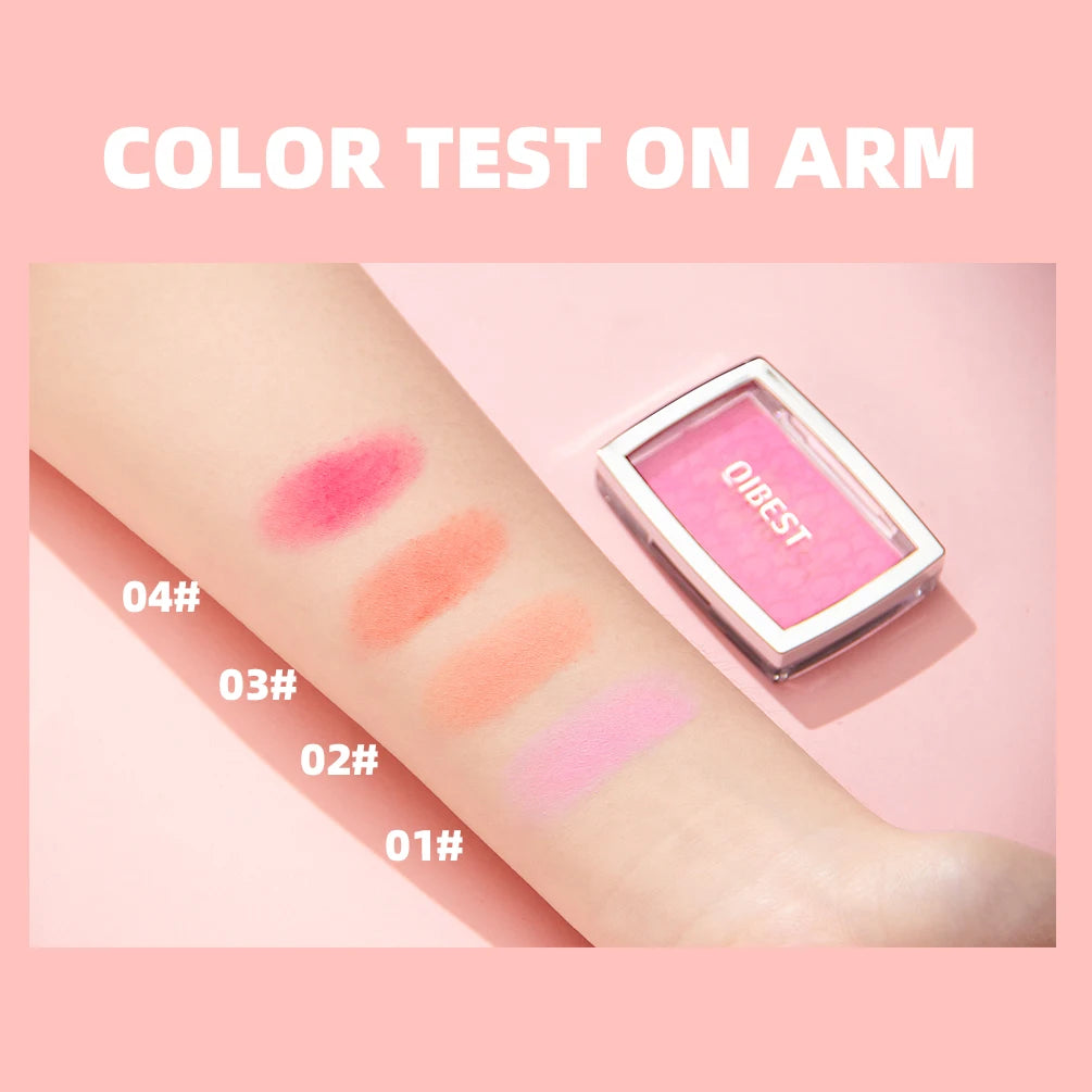 3D Relief Puder-Rouge – Pfirsich, Pink & Koralle · Gepresstes Blush für frische Wangen · Kontur & Aufhellender Effekt · Professionelles Gesichtsmake-up