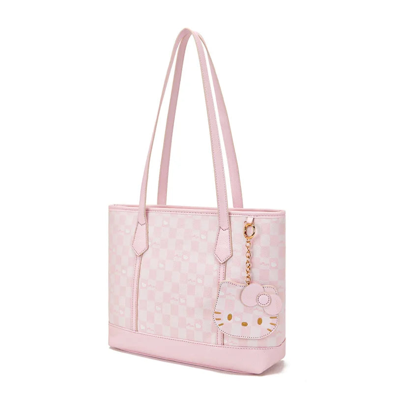 Vintage Bedruckte Tote Bag – Süße Rosa Reisetasche mit großem Fassungsvermögen, Lässige Damenhandtasche für Pendeln und Alltag, Schultertasche