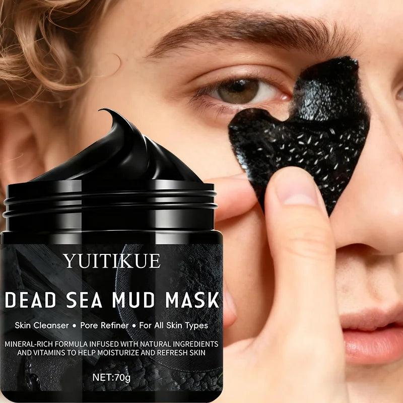 Totes-Meer-Schlamm-Gesichtsmaske – mineralreiche Feuchtigkeitsmaske für alle Hauttypen, reinigend und aufhellend