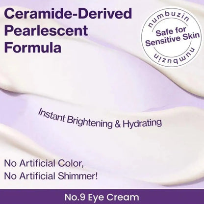 No. 9 Augencreme – Numbuzin NAD+ Retinol Volumetox Eye Cream mit 50 Peptiden. No. 9+ NAD+ Bio Lifting Essence – Originalmarke für professionelle Gesichtspflege.