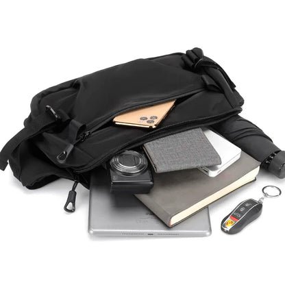 Multifunktionale Herren-Brusttasche – Trendige Street-Umhängetasche mit großem Stauraum
