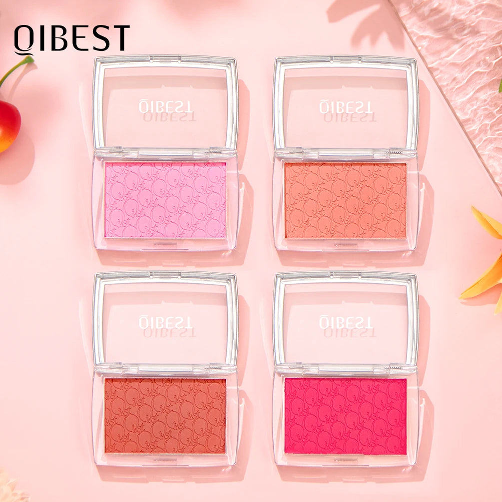 3D Relief Puder-Rouge – Pfirsich, Pink & Koralle · Gepresstes Blush für frische Wangen · Kontur & Aufhellender Effekt · Professionelles Gesichtsmake-up