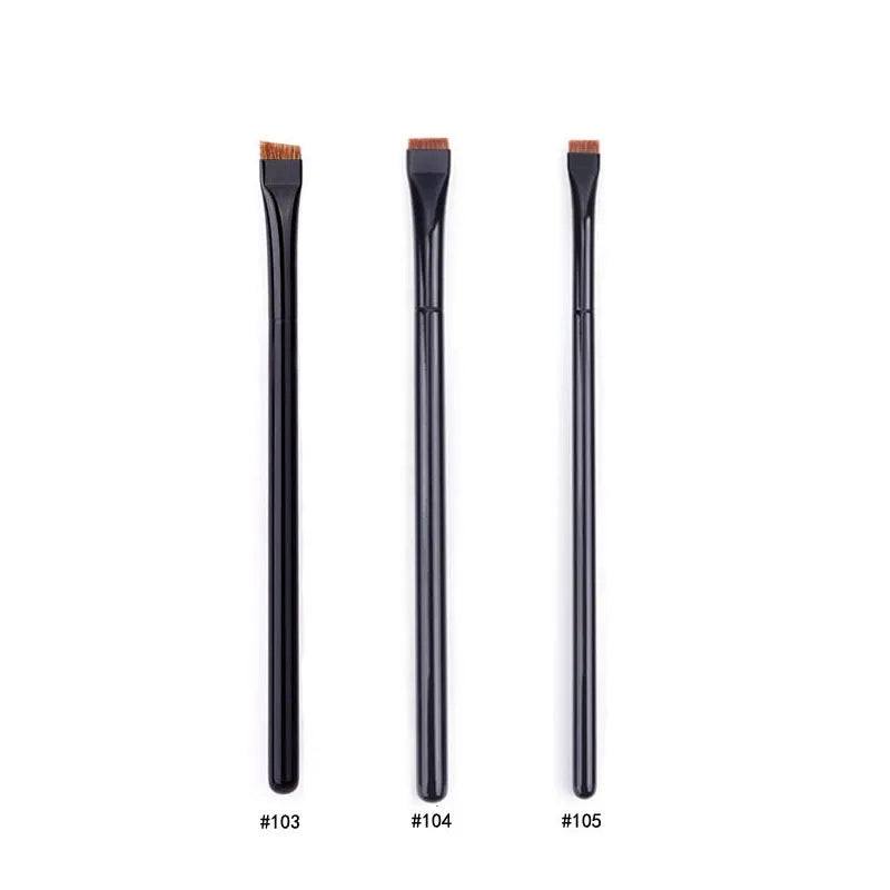 1/2/3 Stück Professioneller Augen-Make-up-Pinsel  Flacher Eyeliner-Pinsel | Augenbrauenpinsel | Lippen-Make-up-Pinsel | Augen-Patch-Make-up-Werkzeug