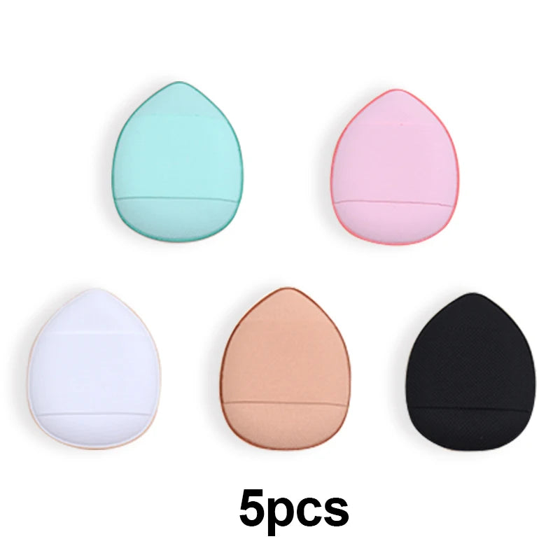 5/10 Stück Mini-Finger-Pads – kleine Air-Cushion-Puder-Schwämme für Foundation, Concealer, BB Cream, Kosmetik-Applikatoren, Make-up-Tools