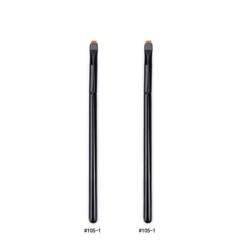 1/2/3 Stück Professioneller Augen-Make-up-Pinsel  Flacher Eyeliner-Pinsel | Augenbrauenpinsel | Lippen-Make-up-Pinsel | Augen-Patch-Make-up-Werkzeug