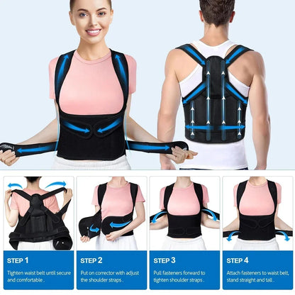 Rückenstütze & Haltungstrainer für Damen und Herren – Geradehalter für eine aufrechte Haltung
