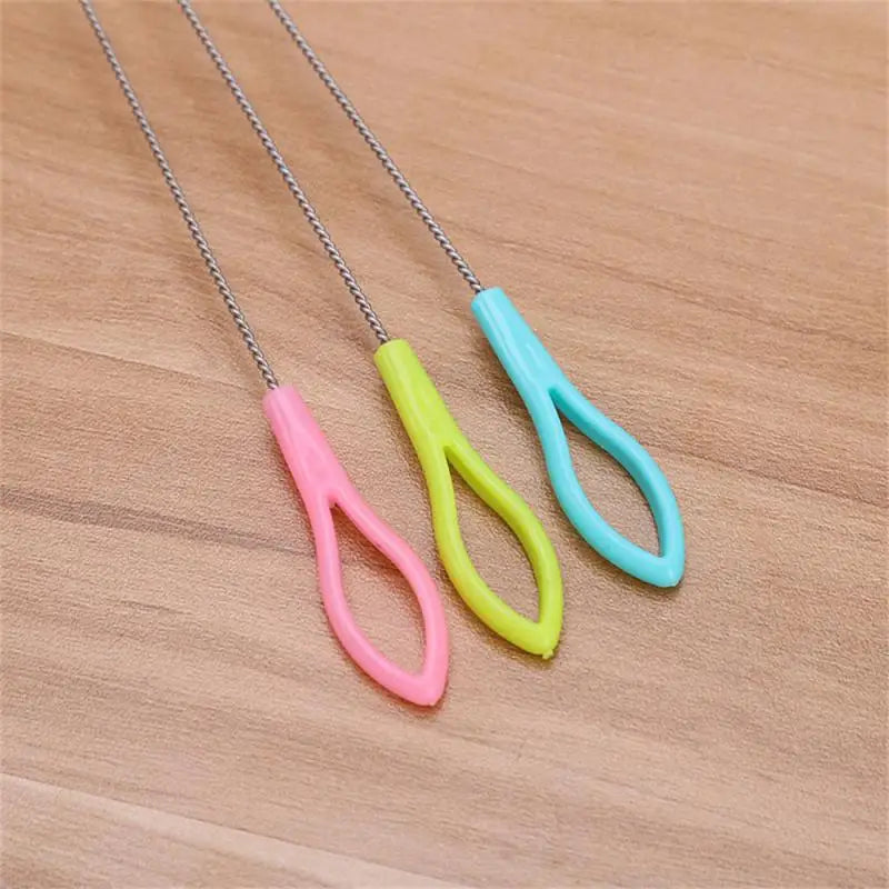 1PC Trinkhalm-Reinigungsbürsten-Set – Rohrreiniger für Trinkhalme aus Edelstahl, langer Griff, Nylon-Reinigungsbürste für Strohhalme