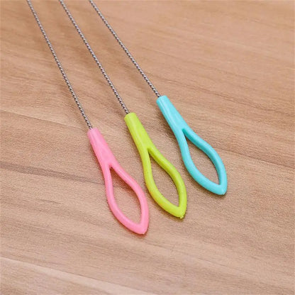 1PC Trinkhalm-Reinigungsbürsten-Set – Rohrreiniger für Trinkhalme aus Edelstahl, langer Griff, Nylon-Reinigungsbürste für Strohhalme